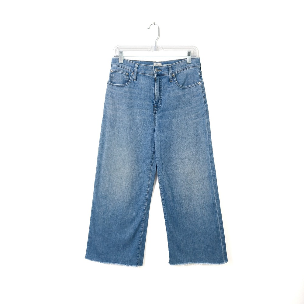 J.Crew Slim Wide Leg Jeans Blue‎ Cotton Blend 29P